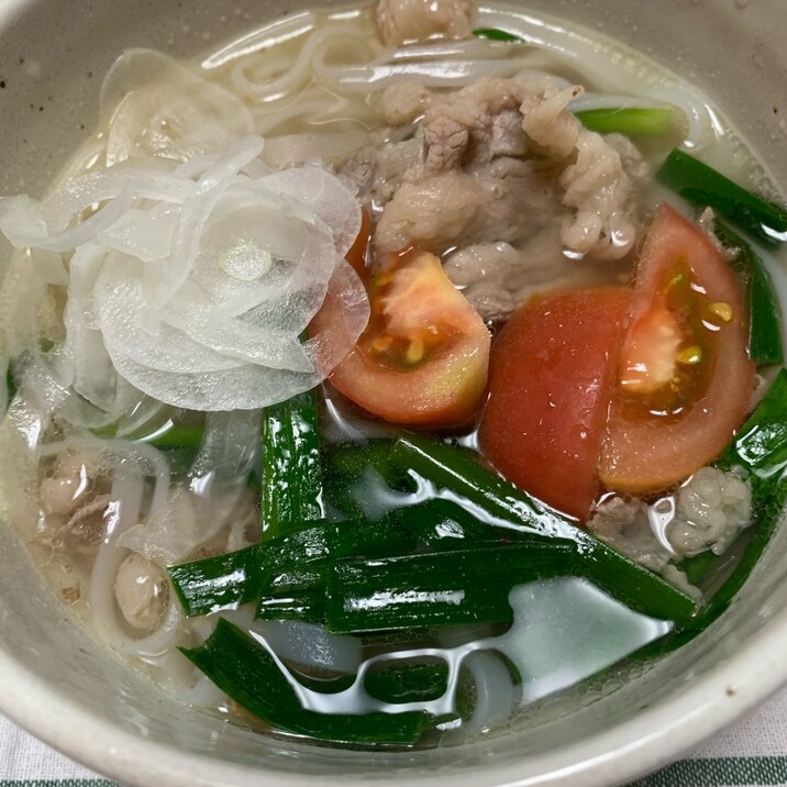 あっさりアジア麺。牛肉のフォー(^∇^)